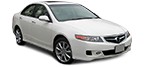 Catalogue of auto parts for TSX cars