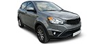 Catalogue of auto parts for KORANDO cars