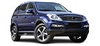 Catalogue of auto parts for REXTON cars