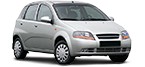 Catalogue of auto parts for KALOS cars