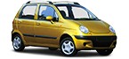 Catalogue of auto parts for MATIZ cars
