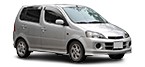 katalog součástek DAIHATSU YRV originální