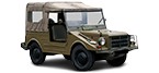 Catalogue of auto parts for MUNGA cars