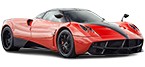 Catalogue of auto parts for HUAYRA cars