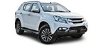 katalog części samochodowych ISUZU MU-X oryginalne