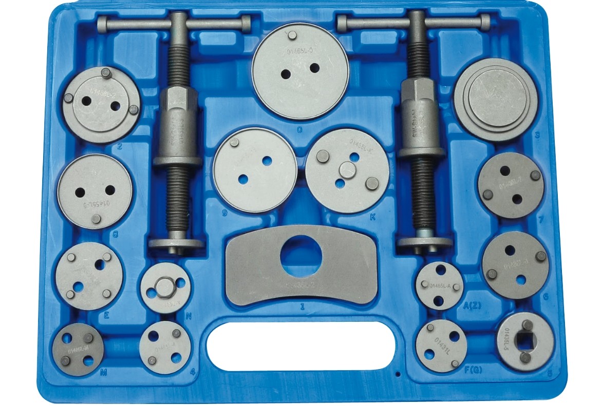 Set Smontaggio Pistone Freno Auto - 3 Attrezzi In Acciaio Vanadio Per Riparazione Freni - Foto 2