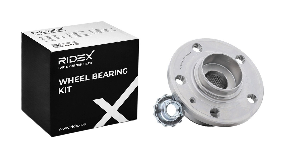 Kit de roulement de roue avec capteur ABS intégré, des deux côtés de l'essieu avant RIDEX 4059191319961 boutique en ligne