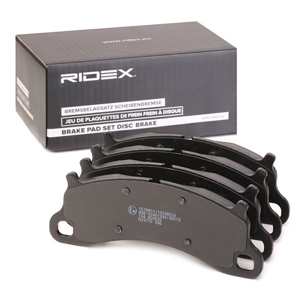 RIDEX Kit de plaquettes de frein, frein à disque numéro de l'article: 402B1177 à bon prix