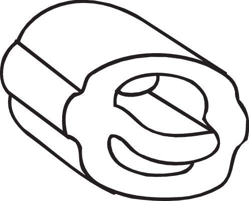 BOSAL Bandes de caoutchouc, échappement numéro de l'article: 255-919 à bon prix