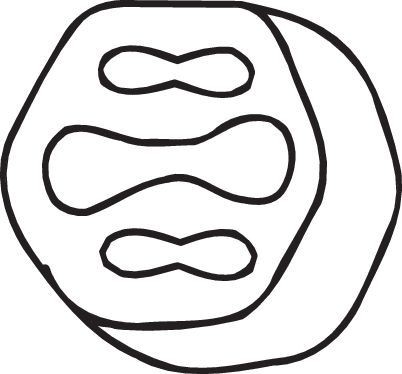 BOSAL Bandes de caoutchouc, échappement numéro de l'article: 255-946 à bon prix