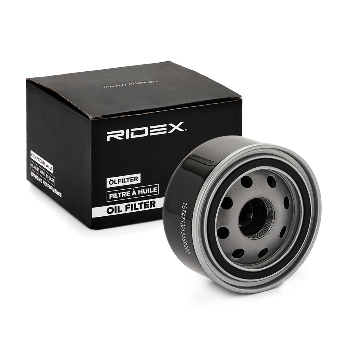 RIDEX Õlifilter Artikli number: 7O0216 soodsalt