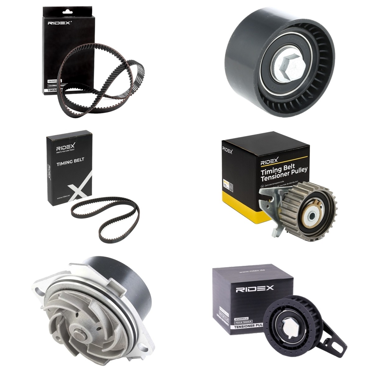 RIDEX Wasserpumpe + Zahnriemensatz Artikelnummer: 3096W0062 günstig