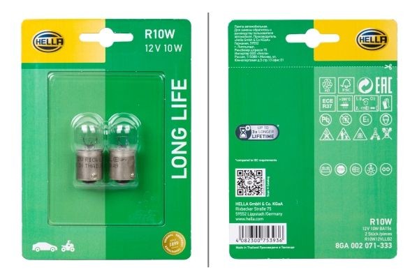 HELLA Ampoule, feu de stationnement / de position UGS: 8GA 002 071-333 à peu de frais