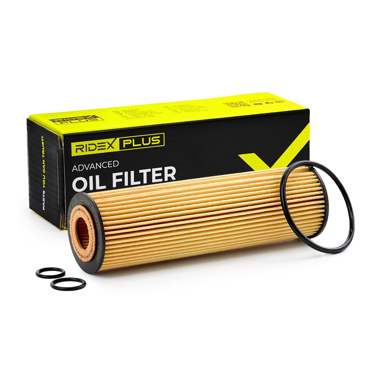 RIDEX PLUS Filtro de aceite Número de artículo: 7O0186P a buen precio