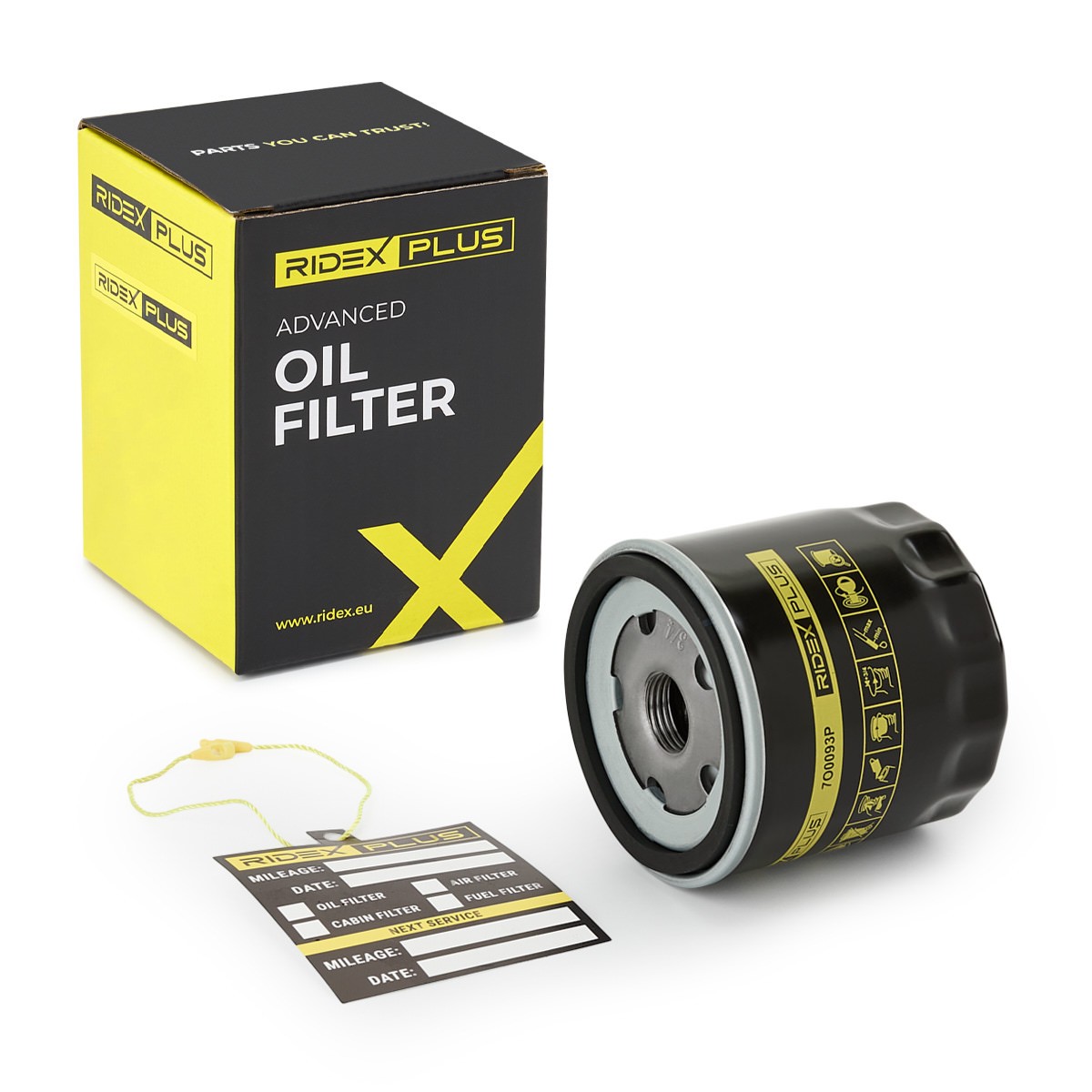 RIDEX PLUS Filtre à huile numéro de l'article: 7O0093P à bon prix