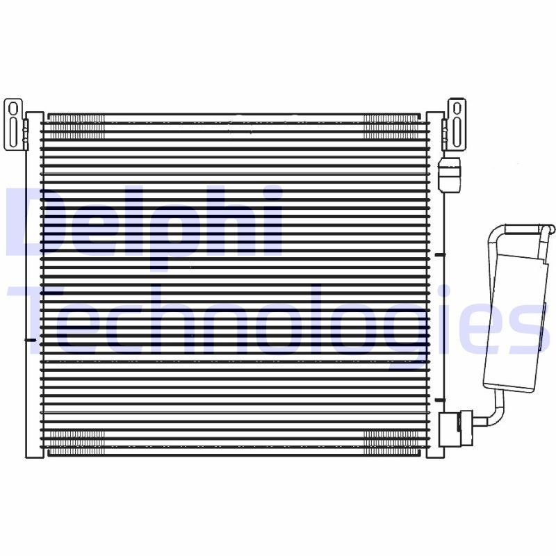 DELPHI Klimakondensator Artikelnummer: TSP0225688 kaufen