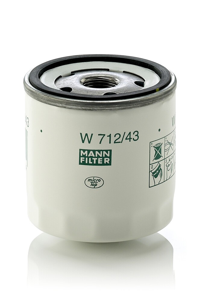 MANN-FILTER Filtre à huile UGS: W 712/43 (10) à peu de frais