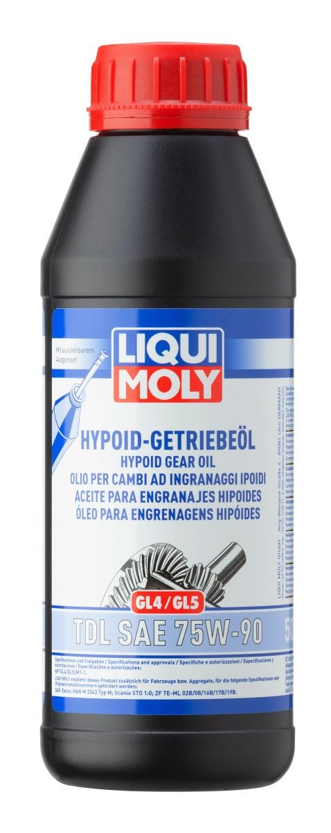 LIQUI MOLY Kastiõli Hypoid-Getriebeöl, GL4/5 TDL Artikli number: 1406 soodsalt