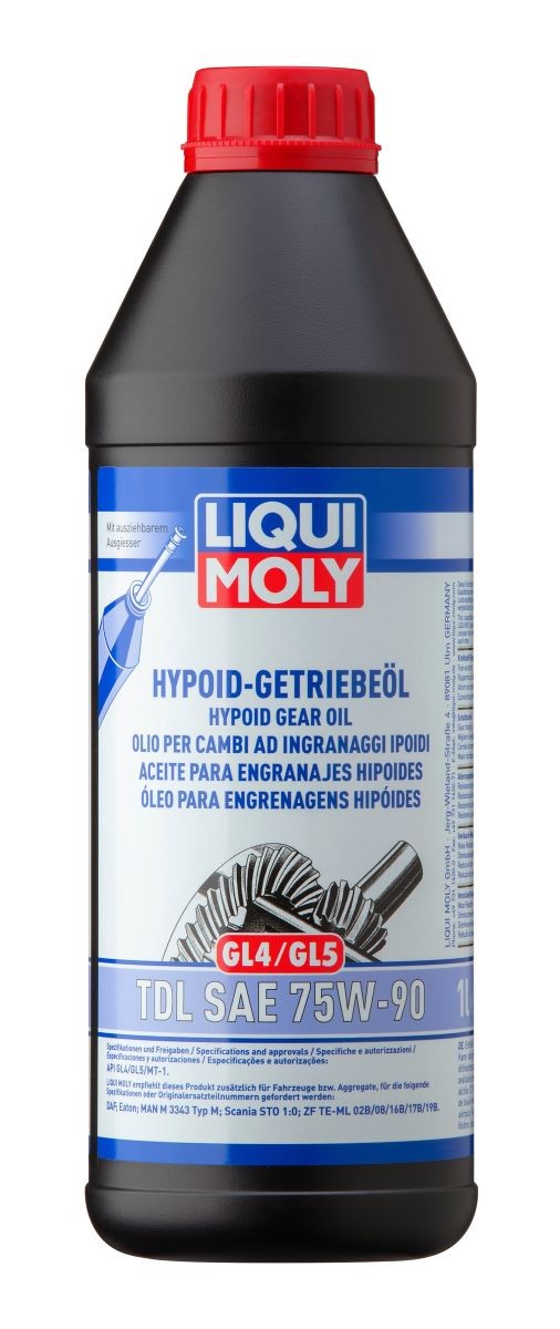 LIQUI MOLY Kastiõli Hypoid-Getriebeöl, GL4/5 TDL Artikli number: 1407 soodsalt