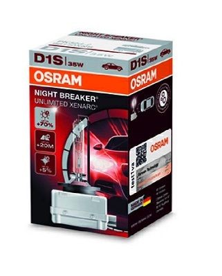 OSRAM Lyspære, fjernlys XENARC NIGHT BREAKER UNLIMITED artikkelnummer: 66140XNB billig