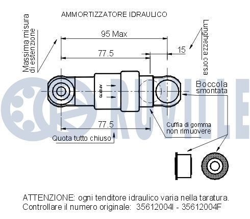 RUVILLE Suspension arm Article number: 935807 cheaply