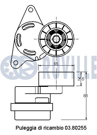 RUVILLE Motorlager Artikelnummer: 325025 günstig