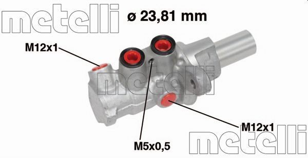 METELLI Cilindro principal de freno Número de artículo: 05-0749 a buen precio