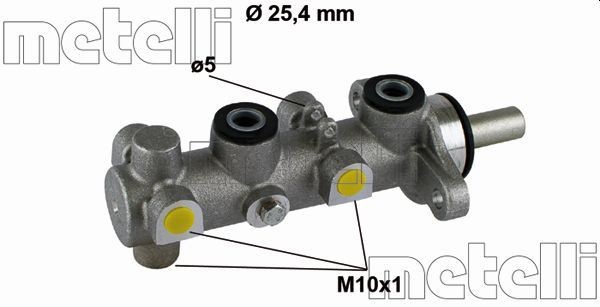 METELLI Cilindro principal de freno Número de artículo: 05-0801 a buen precio