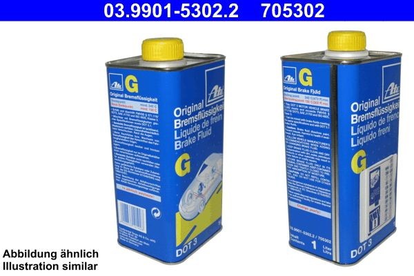 ATE Brake Fluid Article number: 03.9901-5302.2 cheaply
