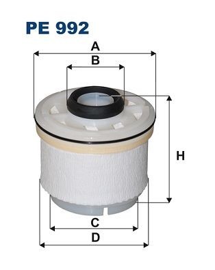 FILTRON Kraftstofffilter Artikelnummer: PE992 bestellen