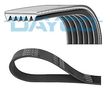 DAYCO Correia trapezoidal estriada Número de artigo: 6PK2056S baixo custo