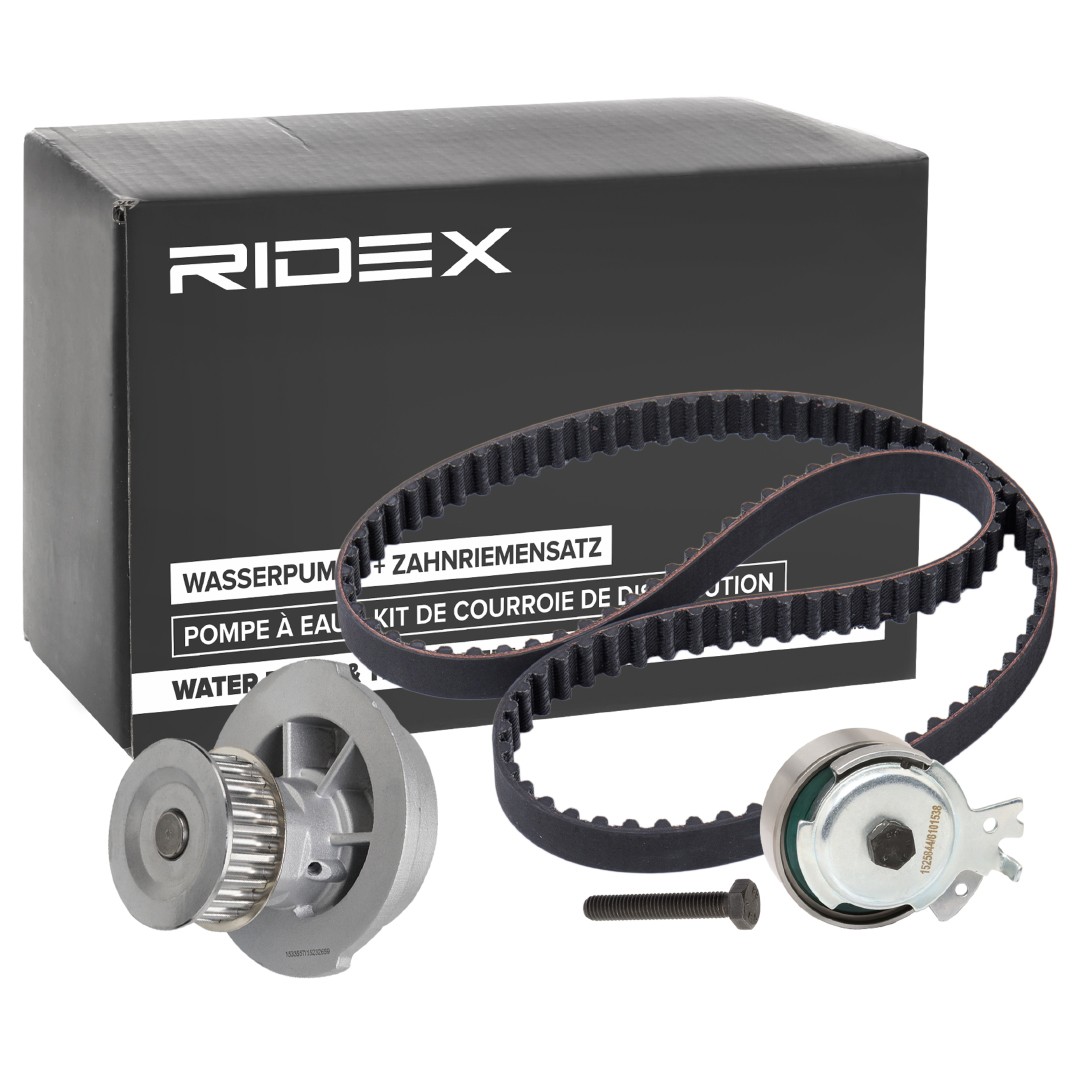 RIDEX Wasserpumpe + Zahnriemensatz Artikelnummer: 3096W0249 günstig