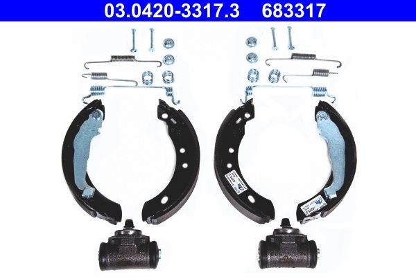ATE Bremsbackensatz Original Kit Artikelnummer: 03.0420-3317.3 günstig