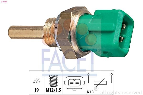 FACET Sensore, Temperatura refrigerante Numero articolo: 7.3147 poco costoso