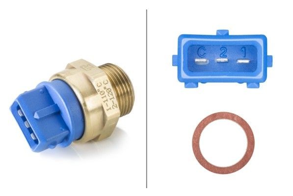 HELLA Interruptor de temperatura, ventilador do radiador Número de artigo: 6ZT 007 836-051 baixo custo