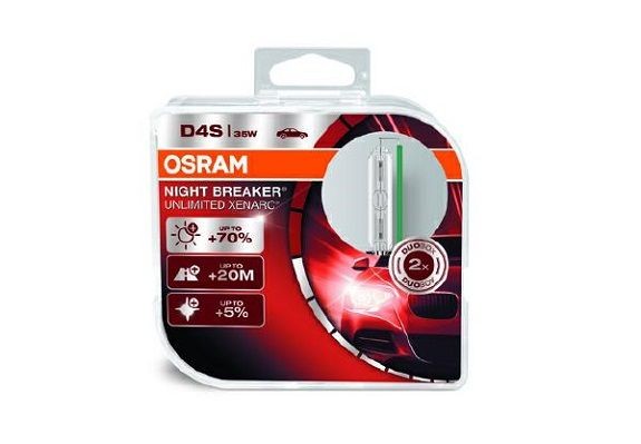 OSRAM Xenonpære XENARC NIGHT BREAKER UNLIMITED artikkelnummer: 66440XNB-HCB billig