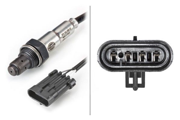 HELLA Lambda sensor Article number: 6PA 358 066-021 cheaply
