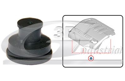 OEM Gummimuffe, motorafdækning 81268 fra 3RG