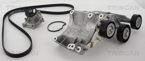 TRISCAN Pompe à eau+Jeu de courroie trapézoïdale à nervures UGS: 8642 230500 à peu de frais
