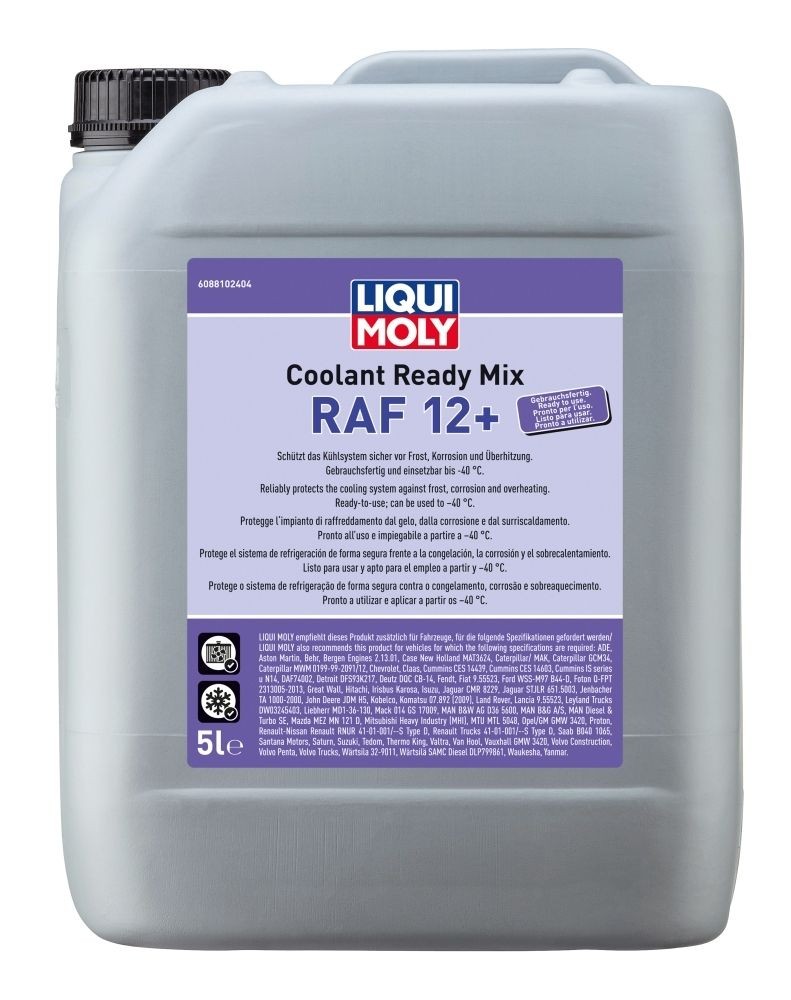 LIQUI MOLY 8810 Jahutusvedelik A4 2.4 150 HP Bensiin 2001