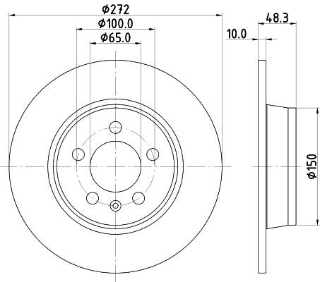 HELLA Wheel Brake Cylinder Article number: 8AW 355 533-031 cheaply