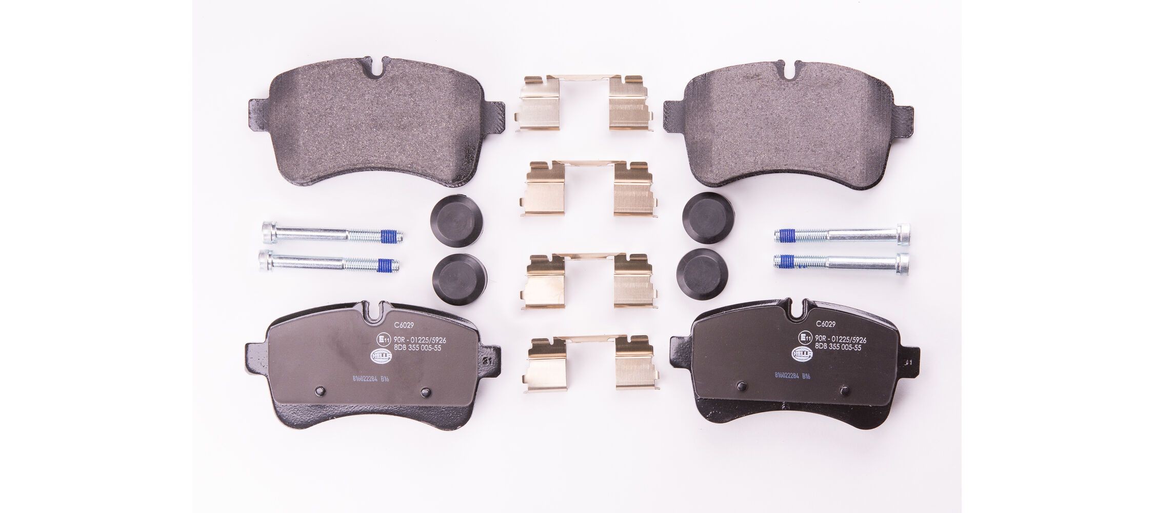 HELLA Brake pad set Article number: 8DB 355 005-551 cheaply