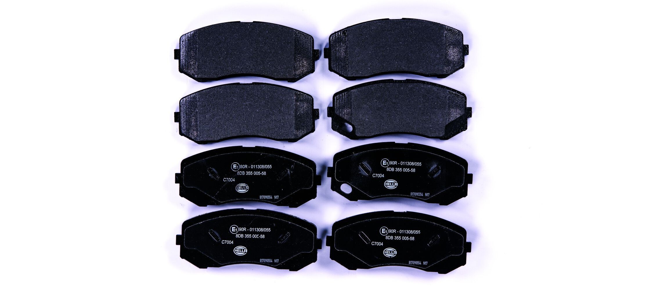 HELLA Brake pad set Article number: 8DB 355 005-581 cheaply