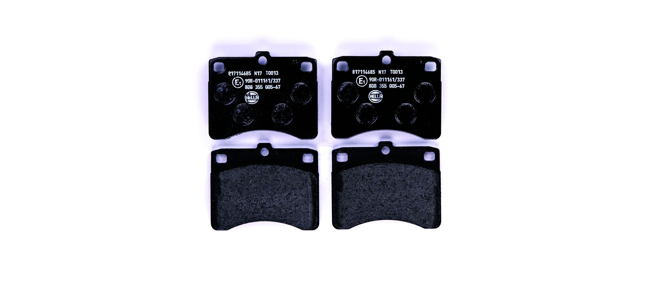HELLA Brake pad set Article number: 8DB 355 005-671 cheaply