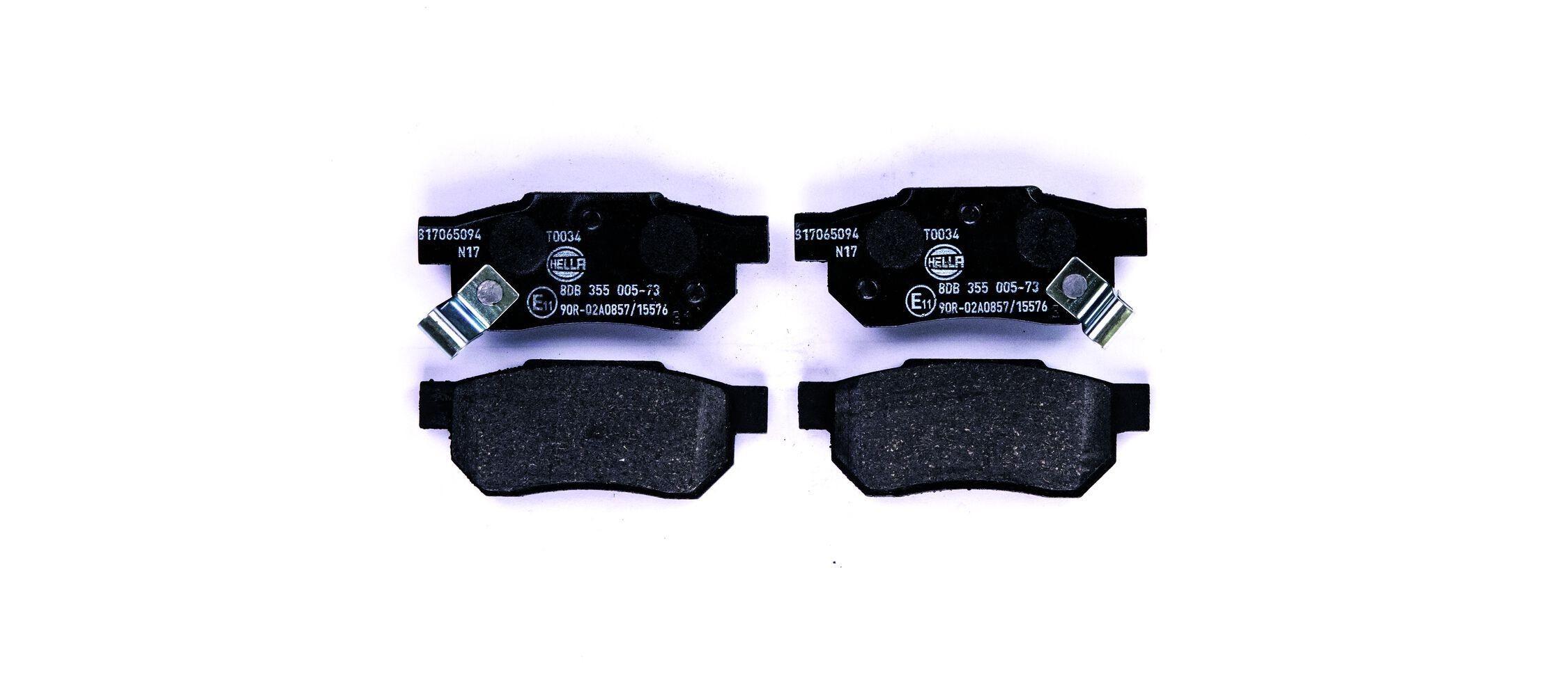 HELLA Brake pad set Article number: 8DB 355 005-731 cheaply