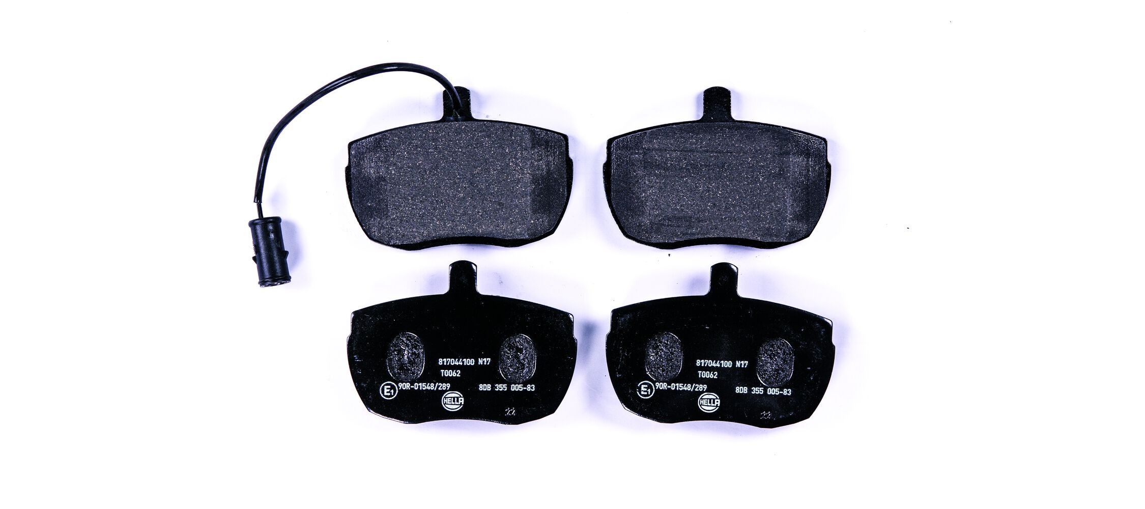 HELLA Brake pad set Article number: 8DB 355 005-831 cheaply