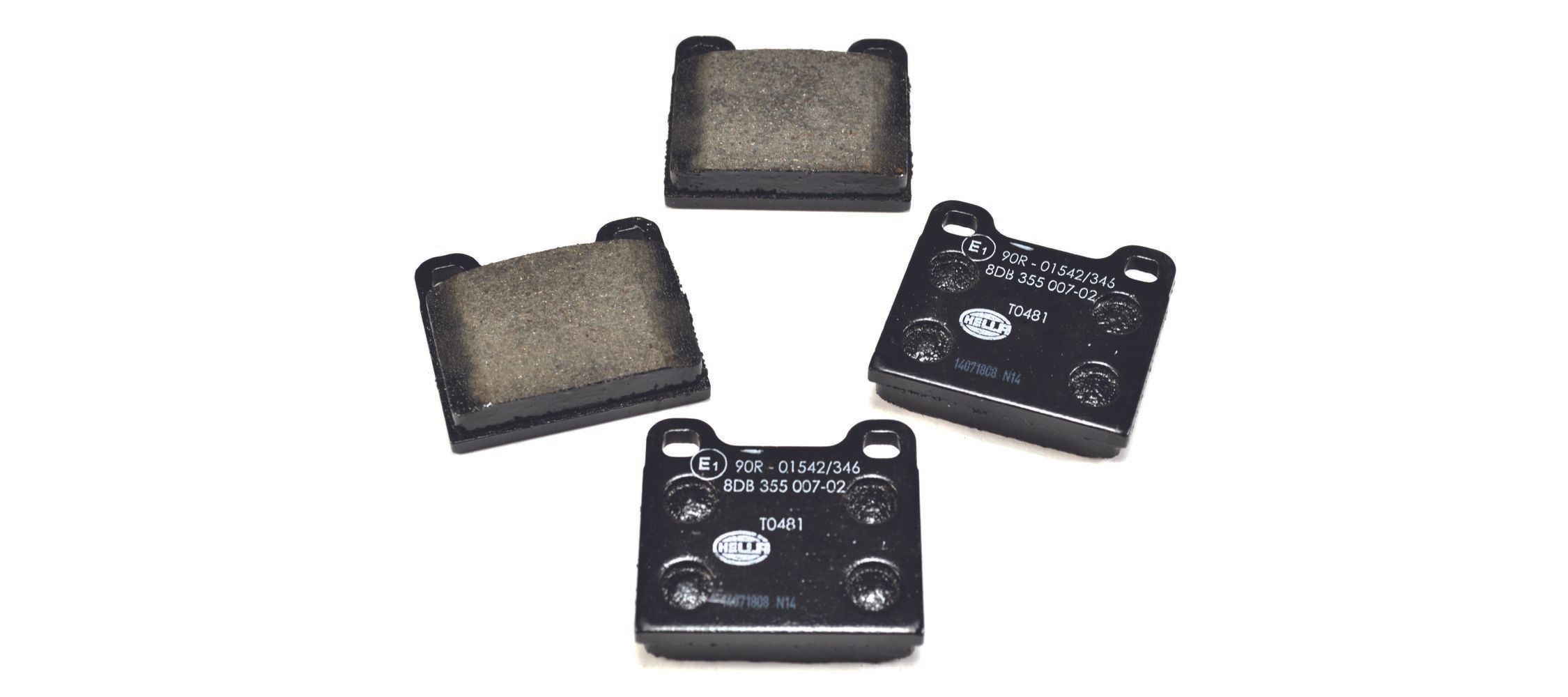 HELLA Brake pad set Article number: 8DB 355 007-021 cheaply