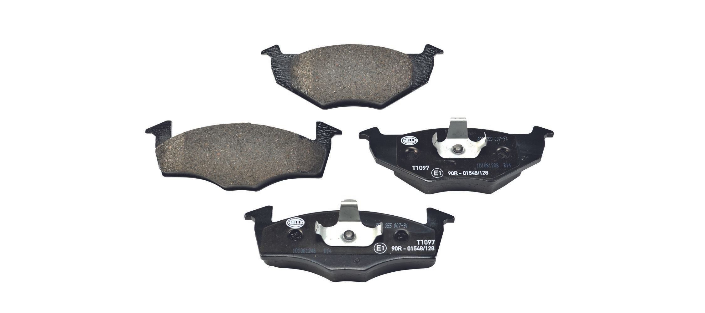 HELLA Brake pad set Article number: 8DB 355 007-911 cheaply
