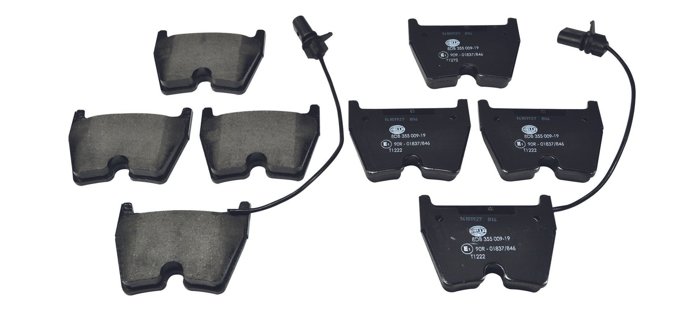 HELLA Bremsbeläge Artikelnummer: 8DB 355 009-191 günstig