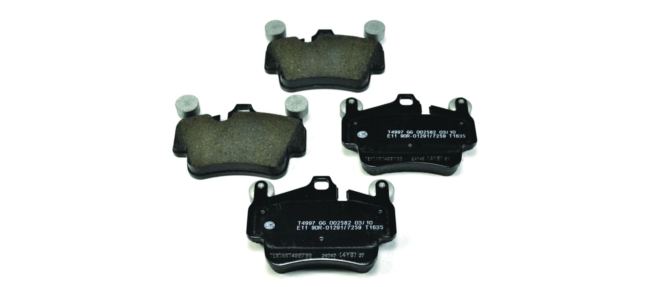 HELLA Brake pad set Article number: 8DB 355 012-721 cheaply